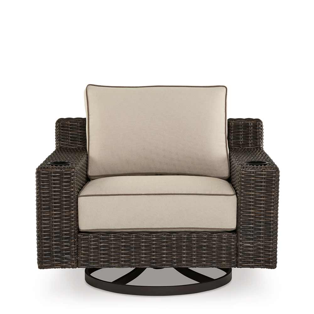 Ashley Furniture - Coastline Bay Outdoor Swivel Lounge Chair Deep Seating Ashley Furniture