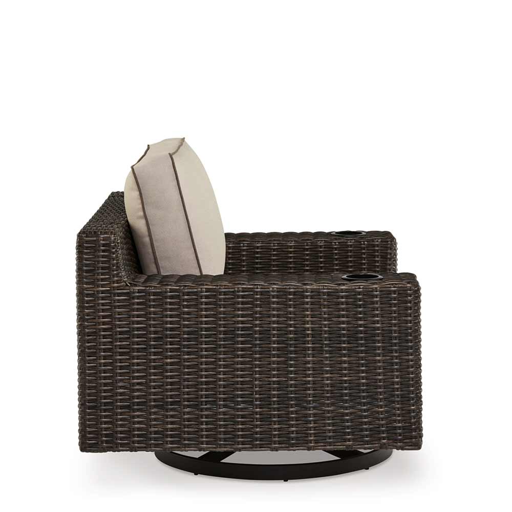 Ashley Furniture - Coastline Bay Outdoor Swivel Lounge Chair Deep Seating Ashley Furniture