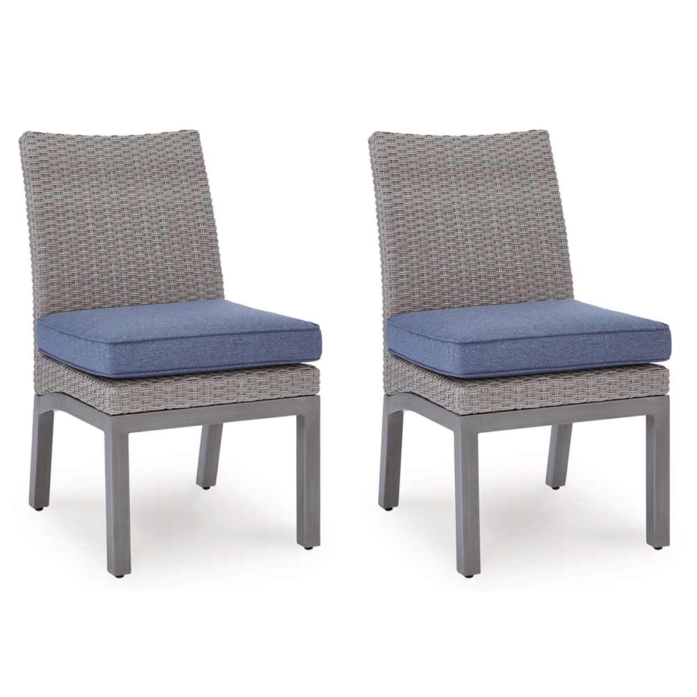 Ashley Furniture - Dillon Beach Outdoor Side Chair with Cushion (Set of 2) Chair Ashley Furniture