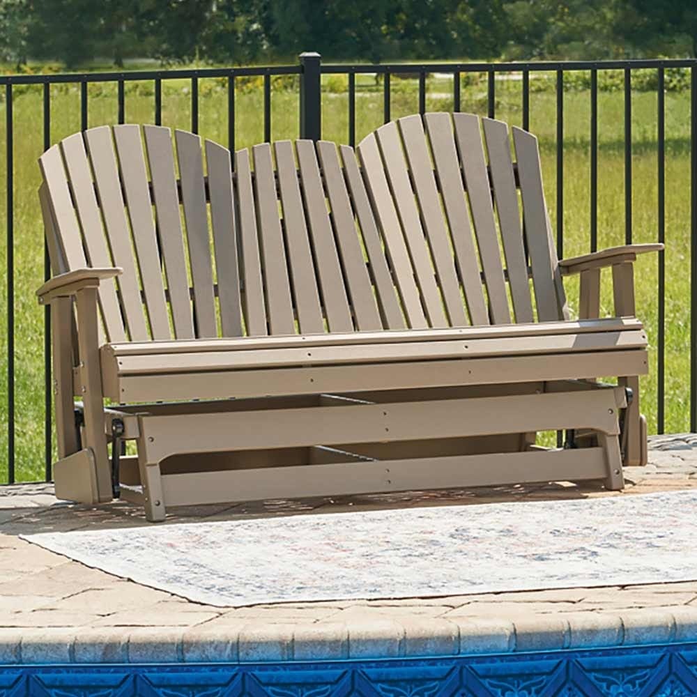 Ashley Furniture - Hyland Wave Outdoor Glider Loveseat Glider Ashley Furniture
