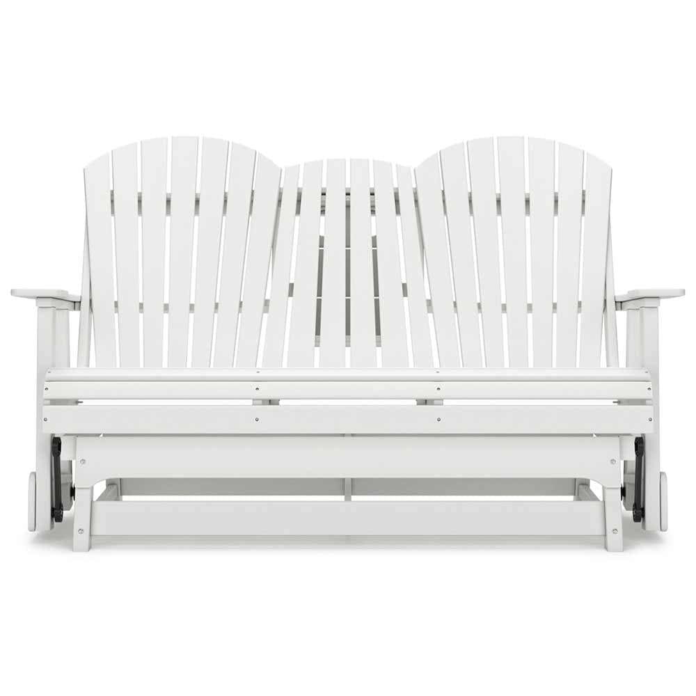 Ashley Furniture - Hyland Wave Outdoor Glider Loveseat Glider Ashley Furniture