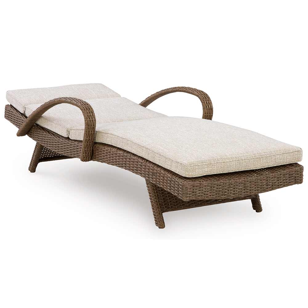 Ashley Furniture - Revare Beach Chaise Lounge with Cushion Chaise Ashley Furniture