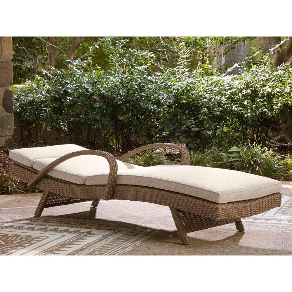 Ashley Furniture - Revare Beach Chaise Lounge with Cushion Chaise Ashley Furniture