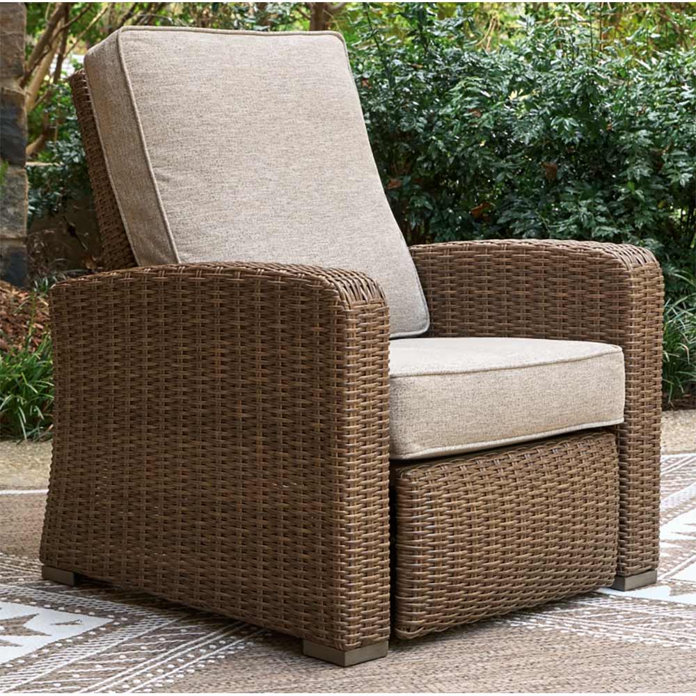 Ashley Furniture - Revare Beach Outdoor Recliner Chair Ashley Furniture