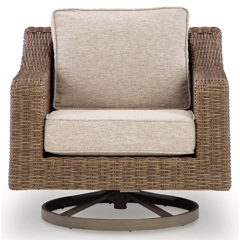 Ashley Furniture - Revare Beach Outdoor Swivel Lounge Chair Chair Ashley Furniture