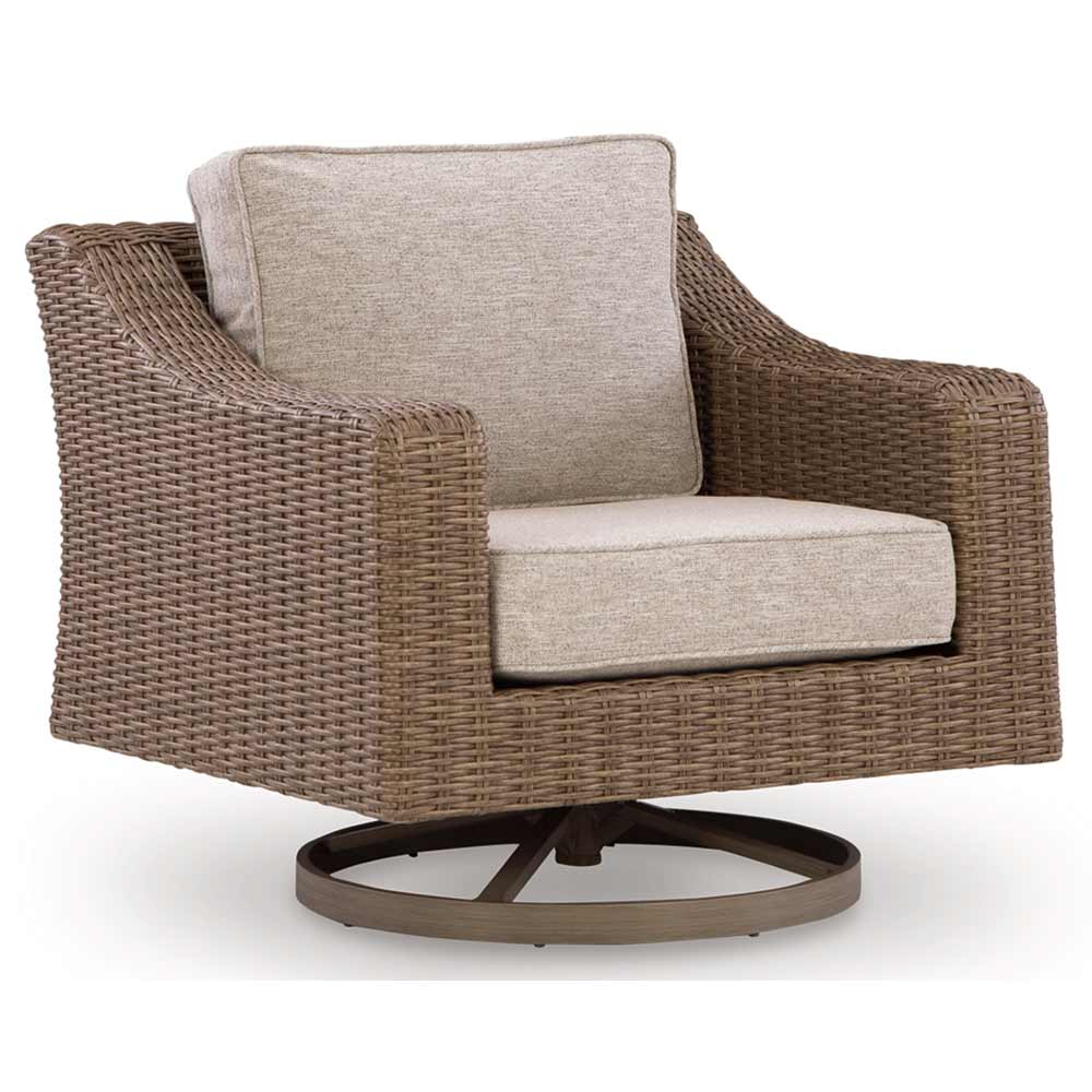Ashley Furniture - Revare Beach Outdoor Swivel Lounge Chair Chair Ashley Furniture