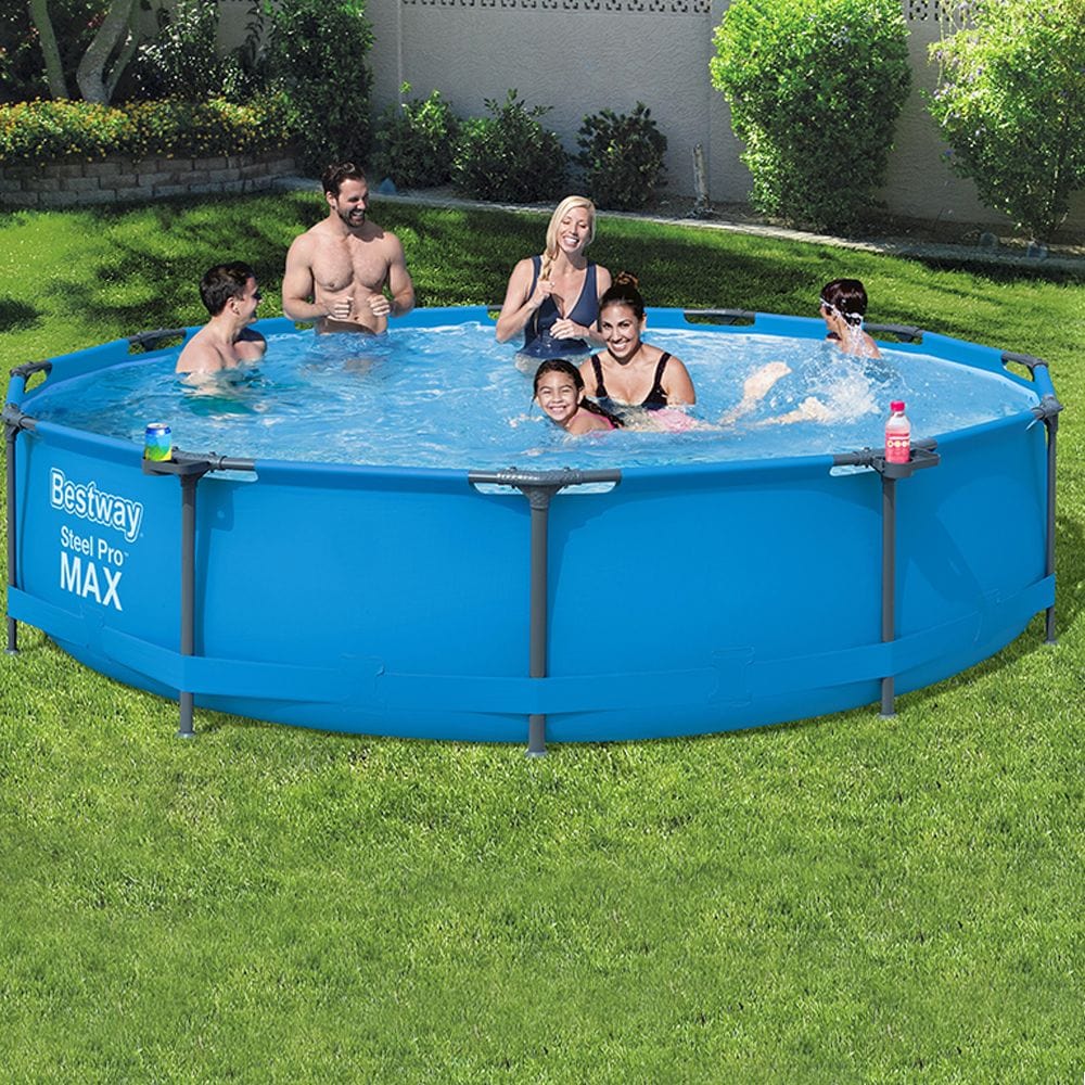 Bestway Steel Max Pro 12' Round x 30" Pool with Filter and Pump Pool Bestway