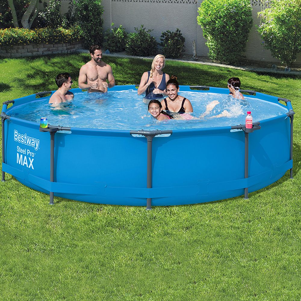 Bestway Steel Max Pro 12&#39; Round x 30&quot; Pool with Filter and Pump
