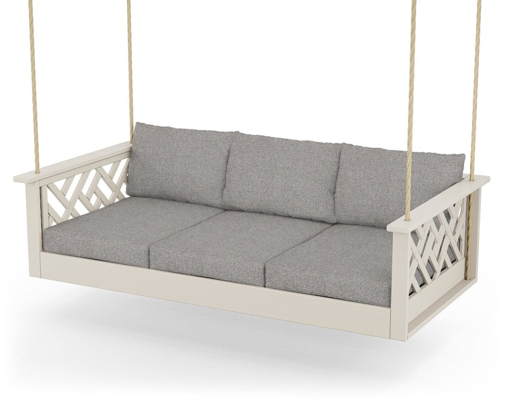 Chippendale Daybed Swing - Sand / Grey Mist