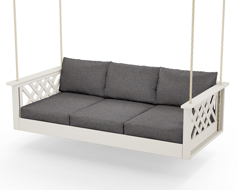 Wovendale Daybed Swing - Sand / Ash Charcoal