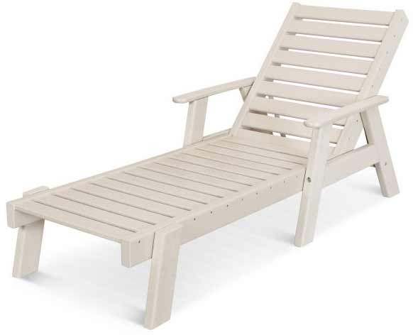 POLYWOOD® Captain Chaise with Arms - AC2678-1