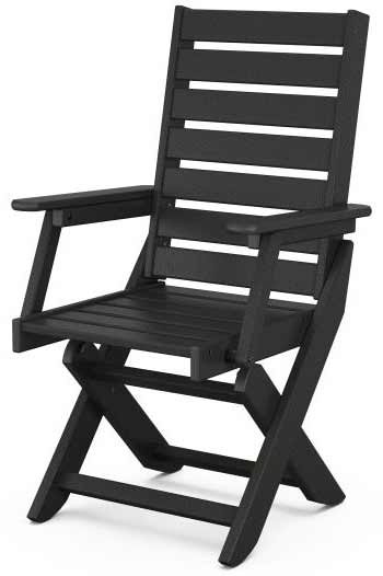 POLYWOOD® Captain Folding Dining Chair - CC4423-1