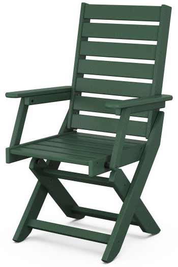 POLYWOOD® Captain Folding Dining Chair - CC4423-1