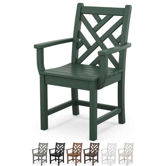 POLYWOOD® Chippendale Dining Arm Chair - CDD200