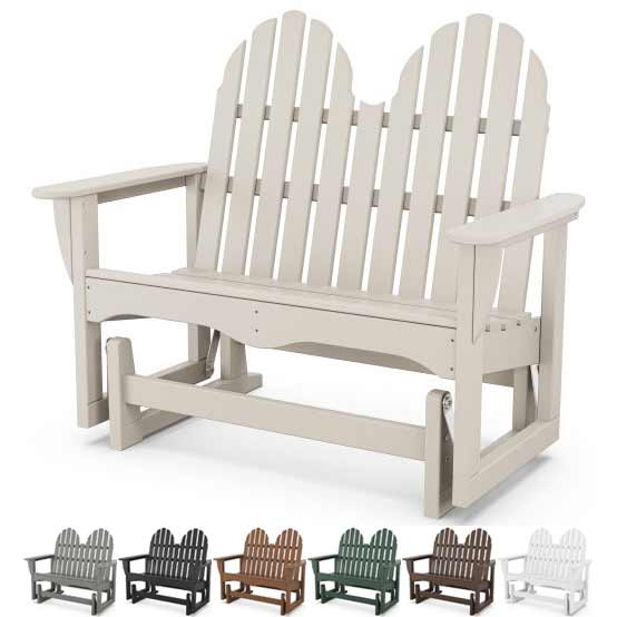 POLYWOOD® Classic Adirondack 48&quot; Glider - ADGL-1