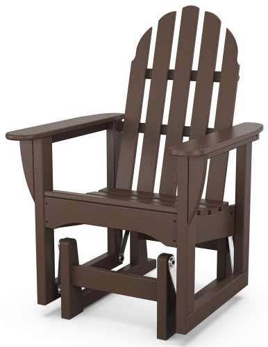 POLYWOOD® Classic Adirondack Glider Chair - ADSGL-1