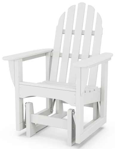 POLYWOOD® Classic Adirondack Glider Chair - ADSGL-1