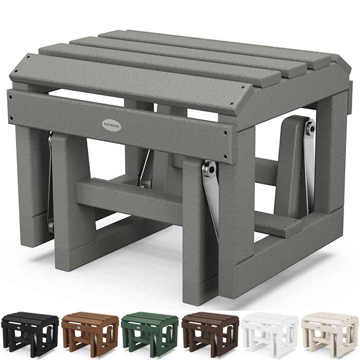 POLYWOOD® Classic Adirondack Glider Ottoman - OTGL Ottoman POLYWOOD®