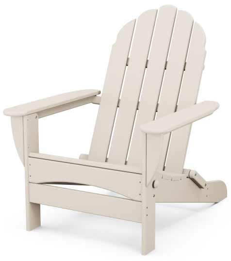 POLYWOOD® Classic Oversized Folding Adirondack Chair - AD7030