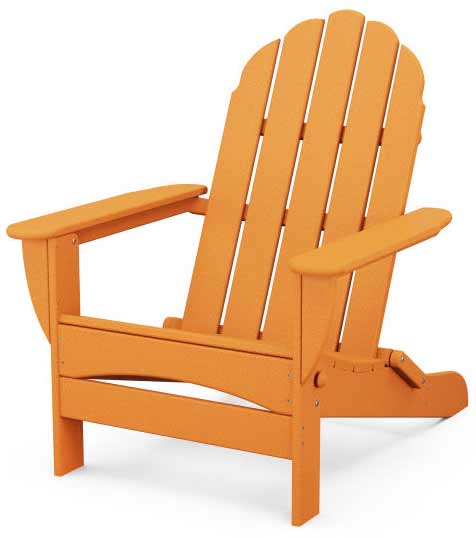 POLYWOOD® Classic Oversized Folding Adirondack Chair - AD7030