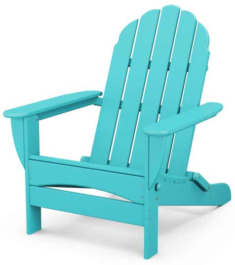 POLYWOOD® Classic Oversized Folding Adirondack Chair - AD7030
