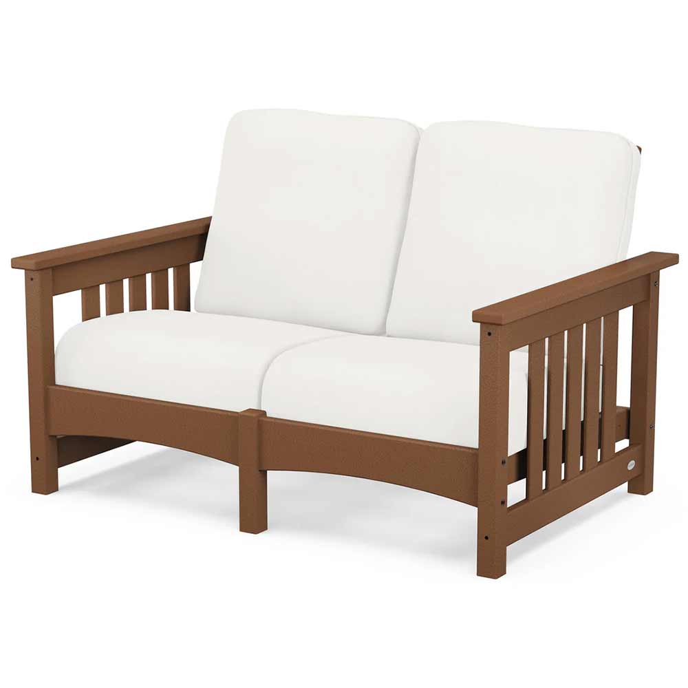POLYWOOD® - Club Mission Loveseat - PWCMC47GY