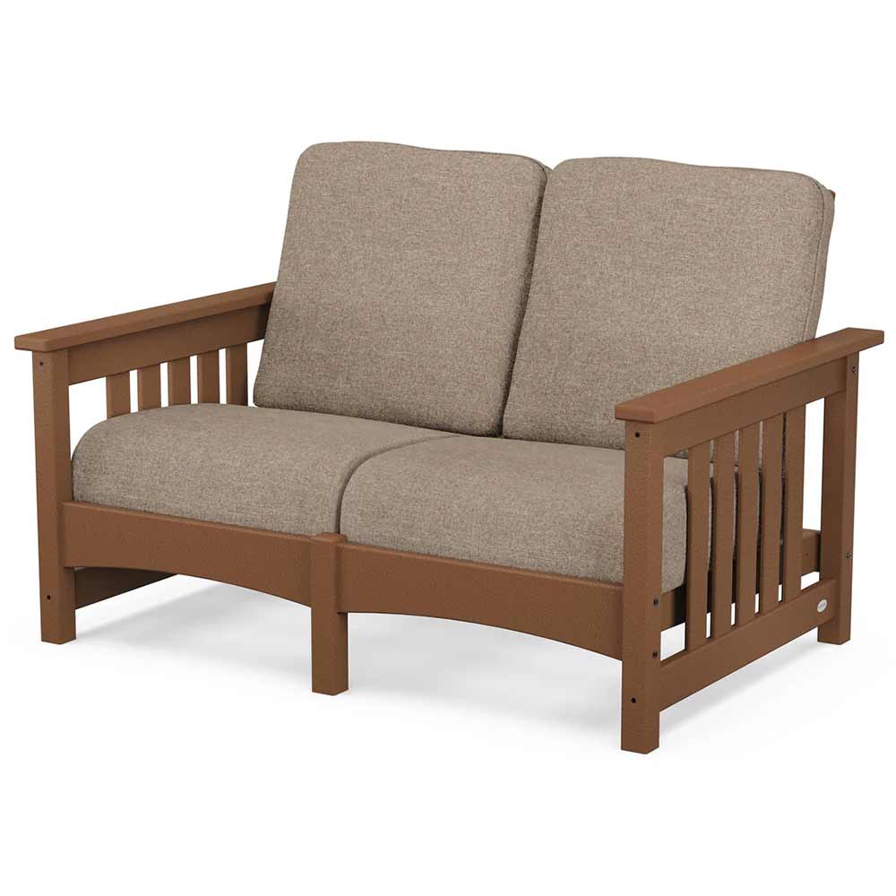 POLYWOOD® - Club Mission Loveseat - PWCMC47GY