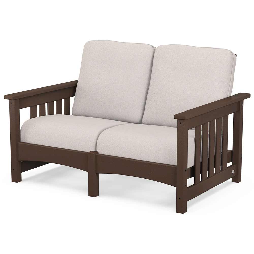 POLYWOOD® - Club Mission Loveseat - PWCMC47GY