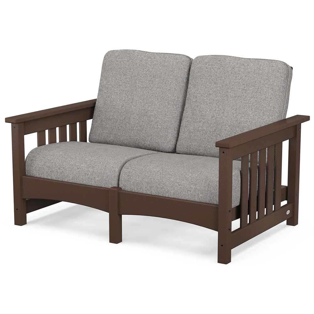 POLYWOOD® - Club Mission Loveseat - PWCMC47GY