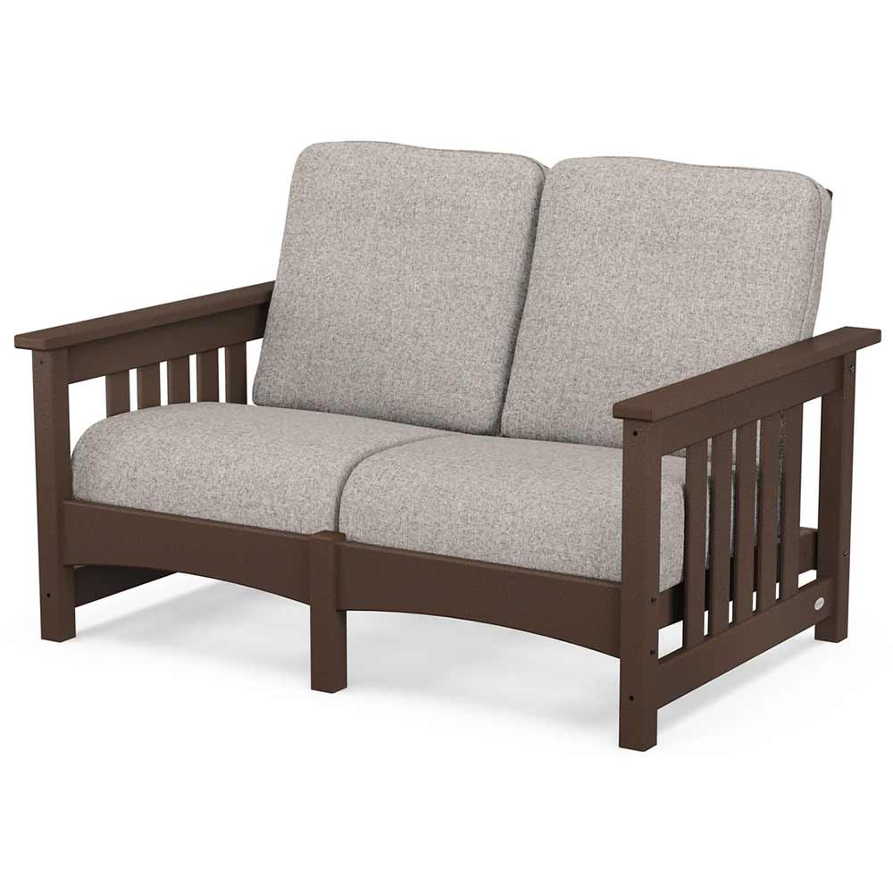 POLYWOOD® - Club Mission Loveseat - PWCMC47GY