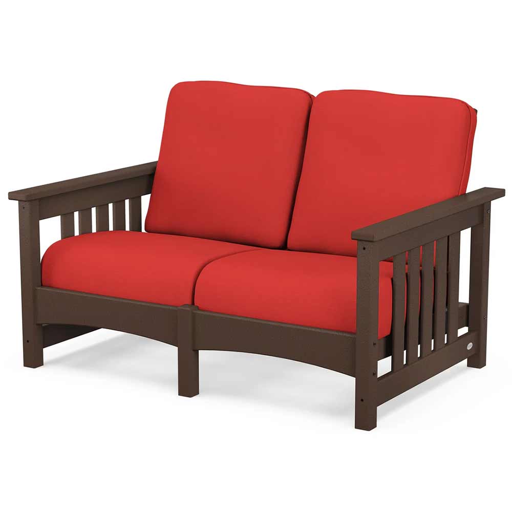 POLYWOOD® - Club Mission Loveseat - PWCMC47GY