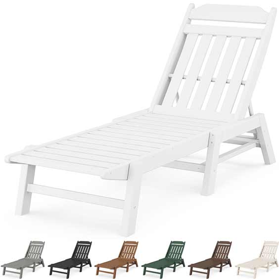 POLYWOOD® Country Living Chaise - CLCA2280 Chaise POLYWOOD®