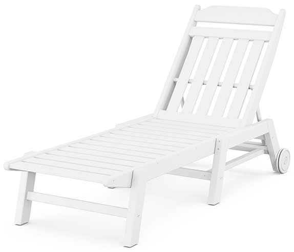 POLYWOOD® Country Living Chaise with Wheels - CLCAW2280