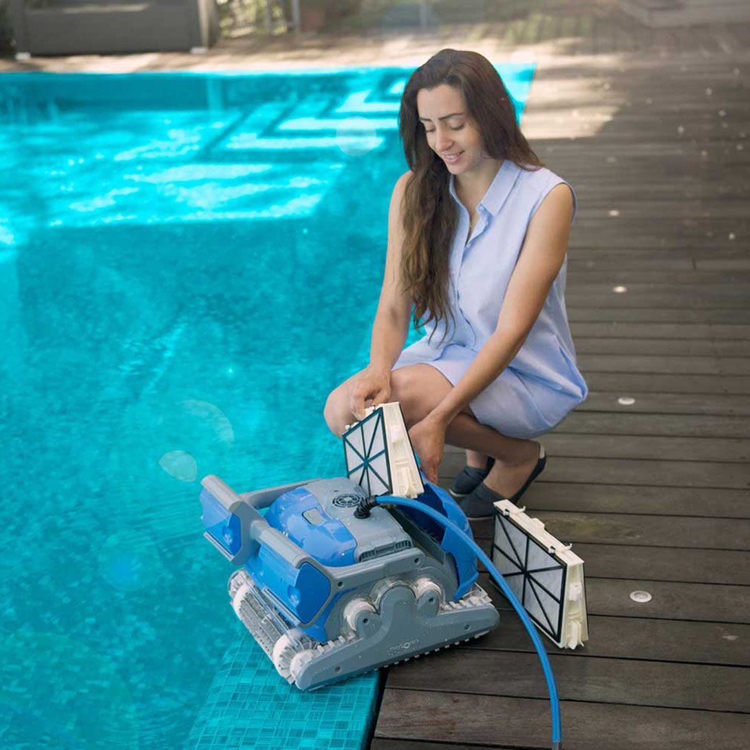 Dolphin M400 Robotic Pool Cleaner sold at Pelican Outdoor Shops, the Original Pelican Shops