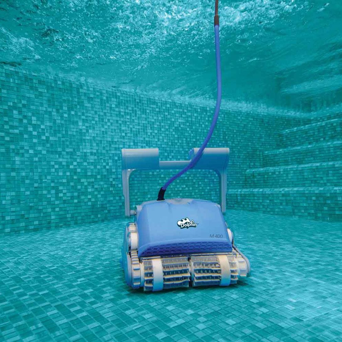 Dolphin M400 Robotic Pool Cleaner sold at Pelican Outdoor Shops, the Original Pelican Shops