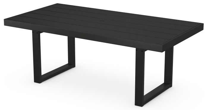 POLYWOOD® EDGE 40&quot; x 78&quot; Dining Table - EMT4078