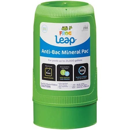 FROG Leap Anti-Bac Mineral Pac® For Up To 25K Gallons Frog Pool King Technology