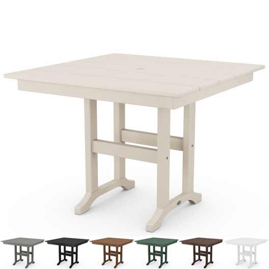 POLYWOOD® Farmhouse 37" Dining Table - FDT37 Table POLYWOOD®