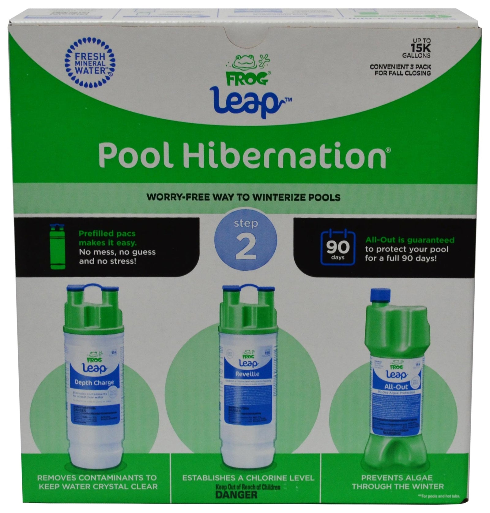 FROG Leap Pool Wake-Up/Hibernation All-in-One Kit to Open and Close Your Pool Frog Pool King Technology