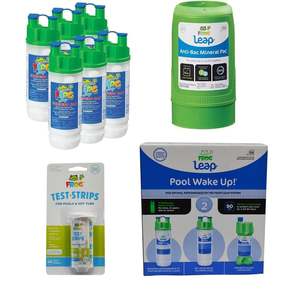 Frog Pool Opening Kit Plus - 25,000 Gallon Above Ground Pool Frog Pool King Technology