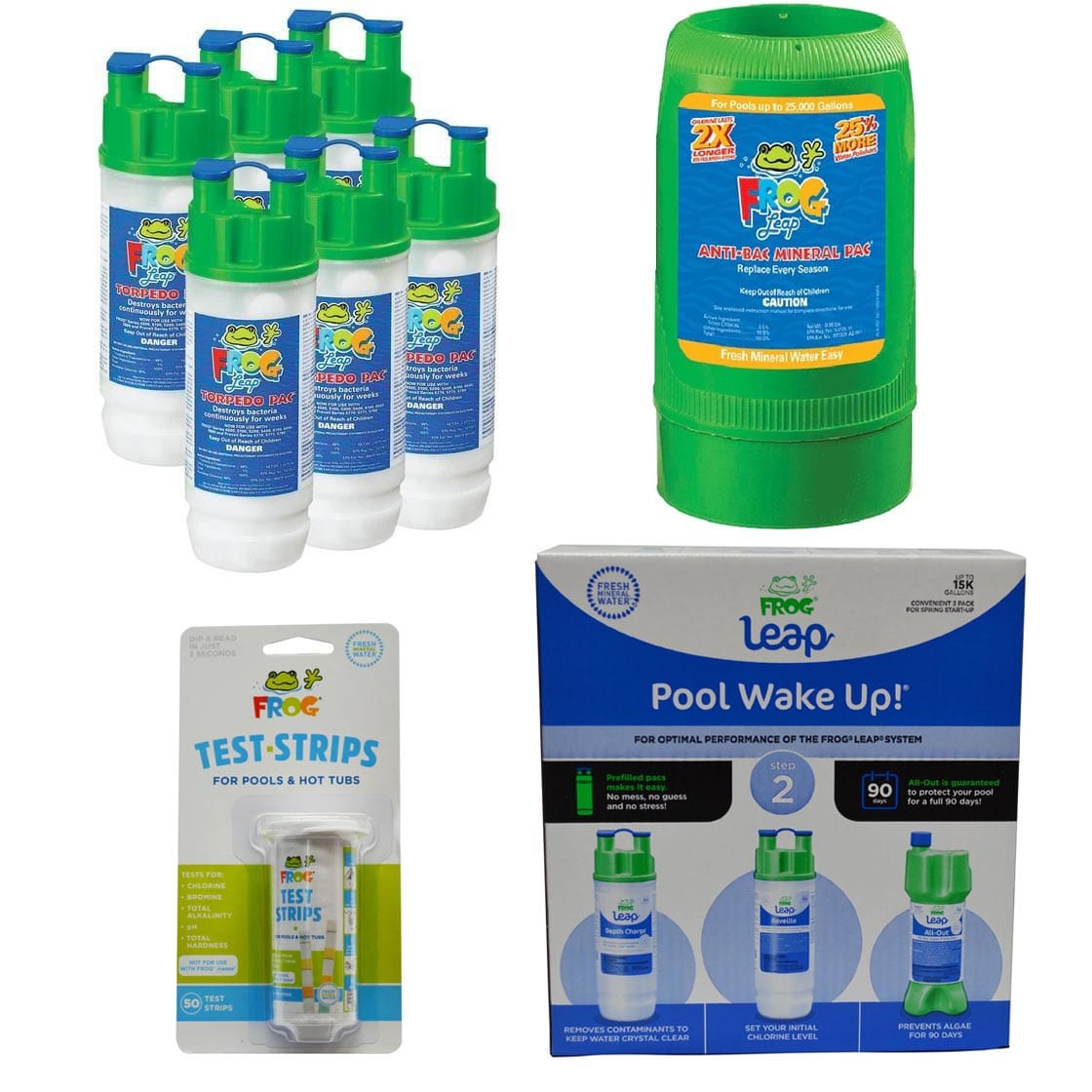 Frog Pool Opening Kit Plus - 40,000 Gallon In Ground Pool Frog Pool King Technology