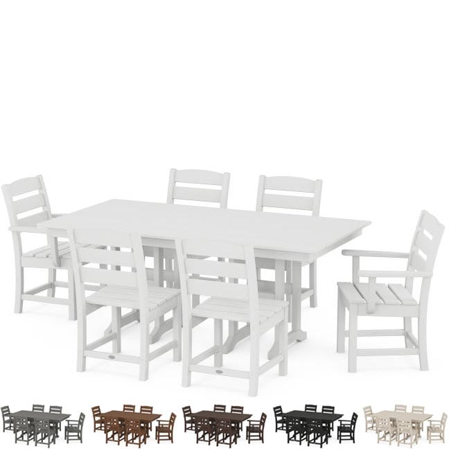 POLYWOOD® Dining Set - Lakeside 7-Piece Farmhouse - PWS516-1 Dining Set POLYWOOD®