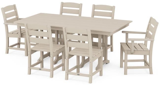 POLYWOOD® Dining Set - Lakeside 7-Piece Farmhouse - PWS516-1 Dining Set POLYWOOD®