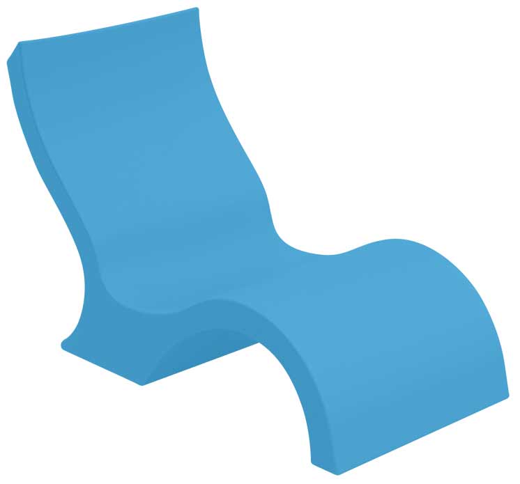 Ledge Lounger Signature Lowback Chair - In Pool Furniture Pool Furniture Ledge Lounger