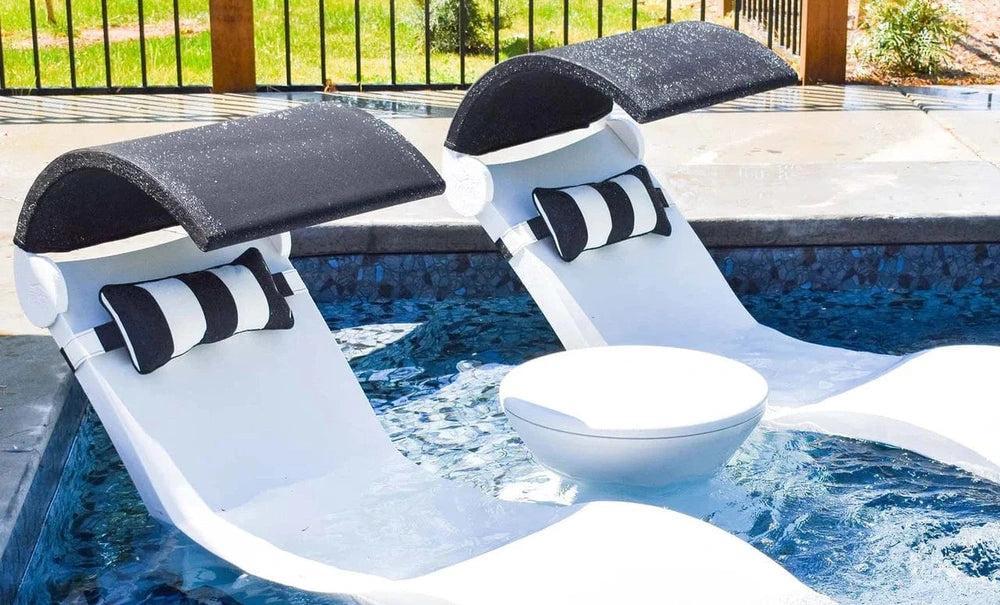 Ledge Lounger Signature Side Table Lid - In Pool Furniture Pool Furniture Ledge Lounger