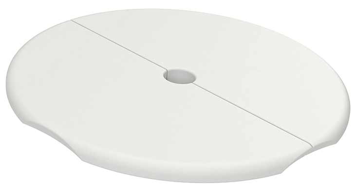 Ledge Lounger - Signature Side Table Lid With Umbrella Hole - In Pool Furniture Pool Furniture Ledge Lounger