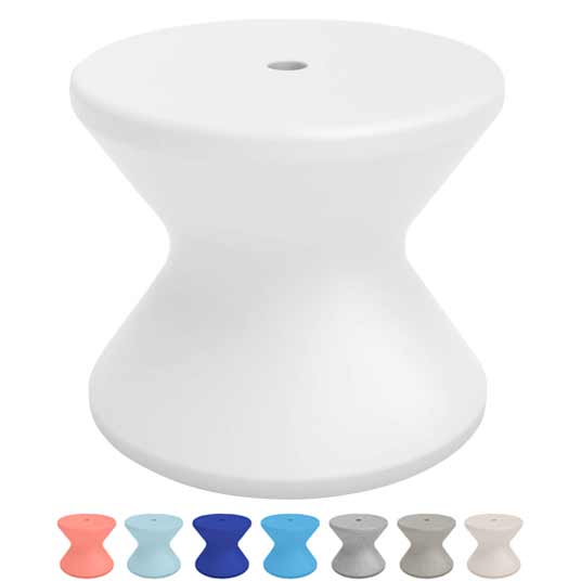 Ledge Lounger Signature Standard Side Table w/ Umbrella Hole - In Pool Furniture Pool Furniture Ledge Lounger