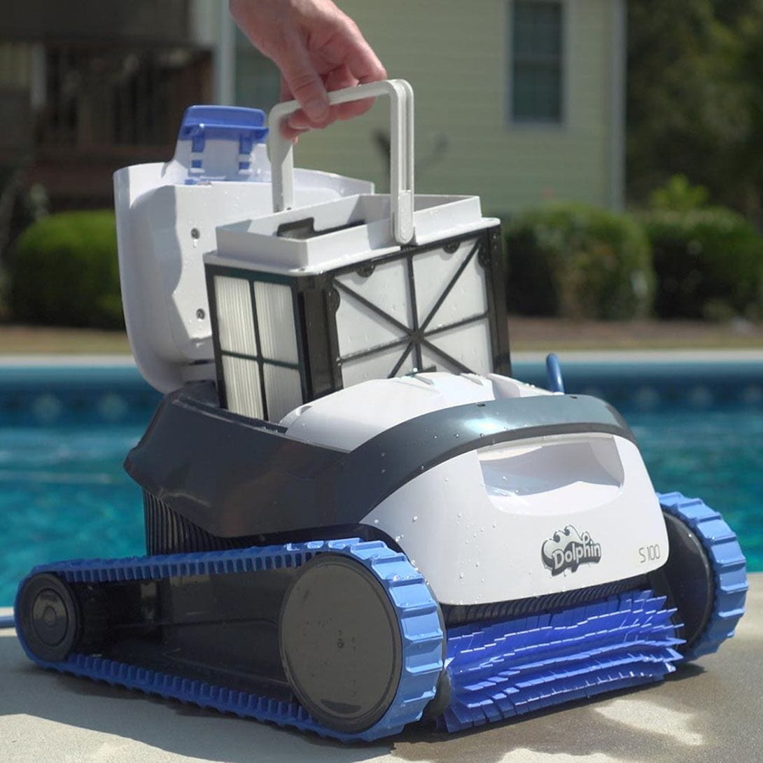 Maytronics Dolphin S100 Robotic Pool Cleaner Robotic Pool Cleaner Maytronics
