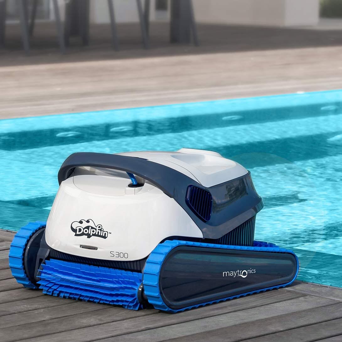Maytronics Dolphin S300 Robotic Pool Cleaner sold at Pelican Outdoor Shops, the Original Pelican Shops