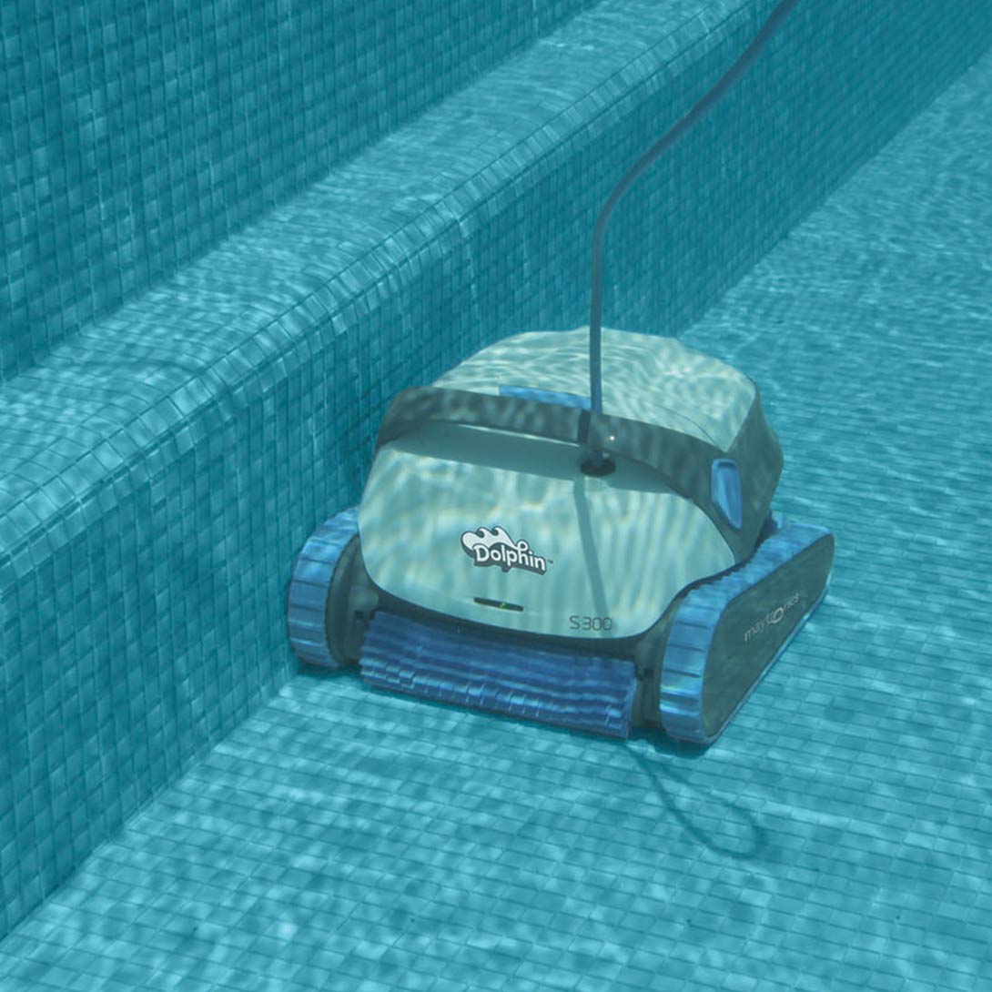 Maytronics Dolphin S300 Robotic Pool Cleaner sold at Pelican Outdoor Shops, the Original Pelican Shops